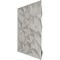 Ekena Millwork 19 5/8in. W x 19 5/8in. H Leto EnduraWall Decorative 3D Wall Panel Covers 2.67 Sq. Ft. WP20X20LTCCH - alternate 6